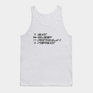 Eat Sleep Formula 1 Repeat Tank Top